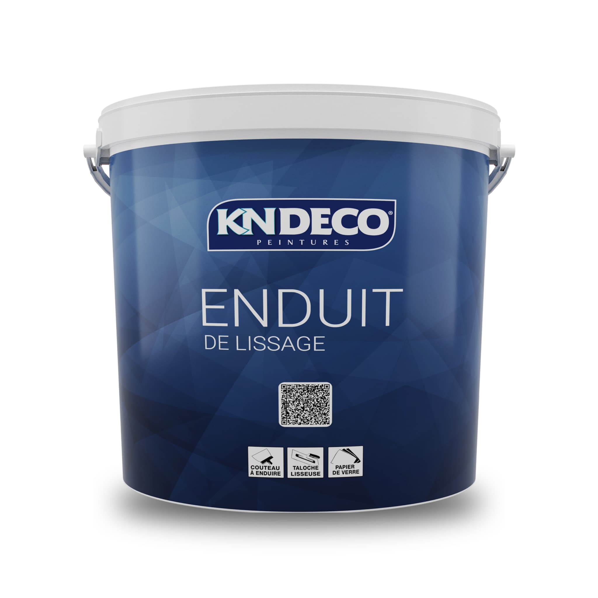 Bidon d'enduit de lissage KNDECO pour la finition des surfaces avant mise en peinture