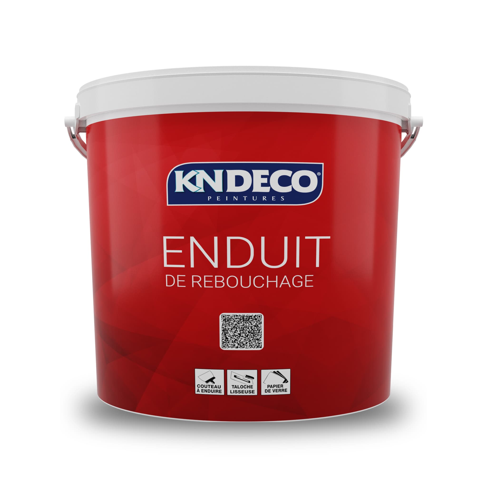Bidon d'enduit de rebouchage KNDECO à séchage rapide pour trous et fissures